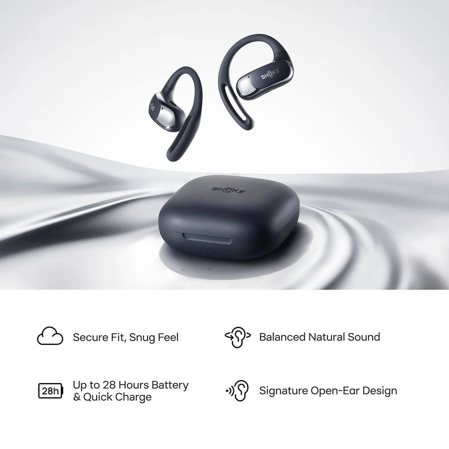 Shokz OpenFit Air Open-Ear True Wireless Earbuds - Image 2